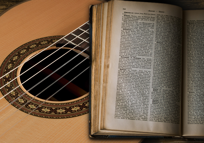 The guitar as we know it is from the 19th century.